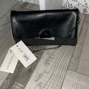 Fold over crossbody/clutch